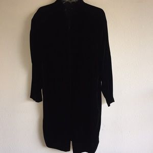 Velvet quarter zip dress